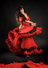spanisch arabischer Tanz, efotowerkstatt Krebs